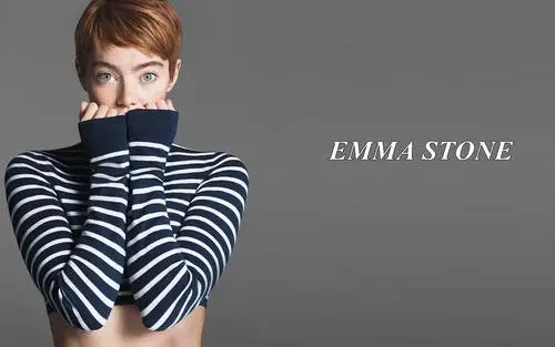 Emma Stone Women's Colored T-Shirt - idPoster.com