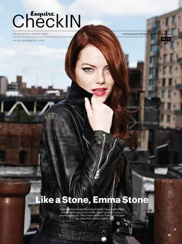 Emma Stone White T-Shirt - idPoster.com