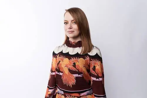 Emma Stone Men's Colored  Long Sleeve T-Shirt - idPoster.com