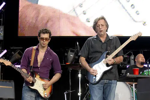 Eric Clapton White Tank-Top - idPoster.com