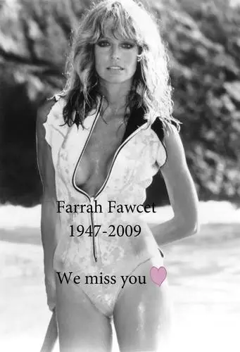 Farrah Fawcett White Tank-Top - idPoster.com