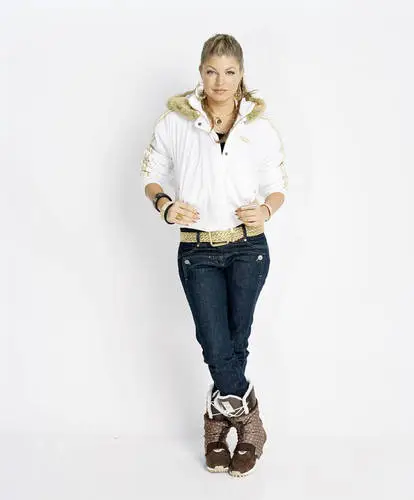 Fergie White Tank-Top - idPoster.com