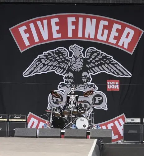 Five Finger Death Punch Drawstring Backpack - idPoster.com