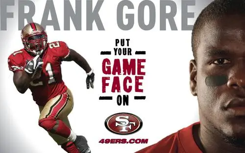 Frank Gore Wall Poster picture 207845