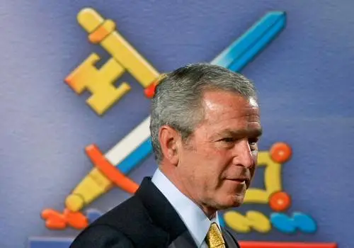 George Walker Bush Fridge Magnet picture 478425