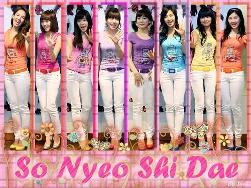 Girls Generation SNSD Women's Colored T-Shirt - idPoster.com