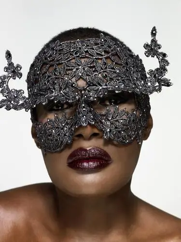 Grace Jones Protected Face mask - idPoster.com
