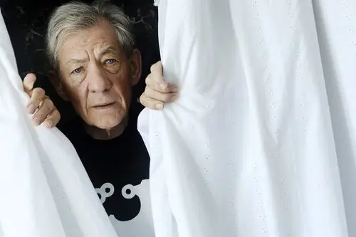 Ian McKellen White T-Shirt - idPoster.com