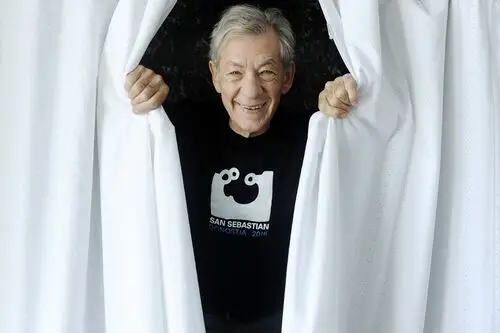 Ian McKellen White T-Shirt - idPoster.com