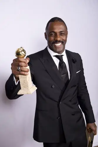 Idris Elba Men's Colored  Long Sleeve T-Shirt - idPoster.com