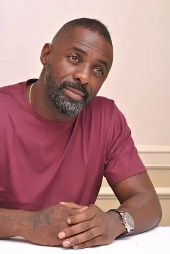 Idris Elba White T-Shirt - idPoster.com