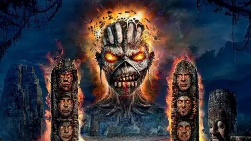 Iron Maiden White Tank-Top - idPoster.com