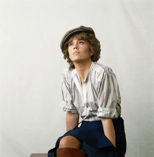 Jane Fonda Men's Colored  Long Sleeve T-Shirt - idPoster.com