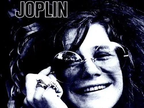 Janis Joplin White T-Shirt - idPoster.com