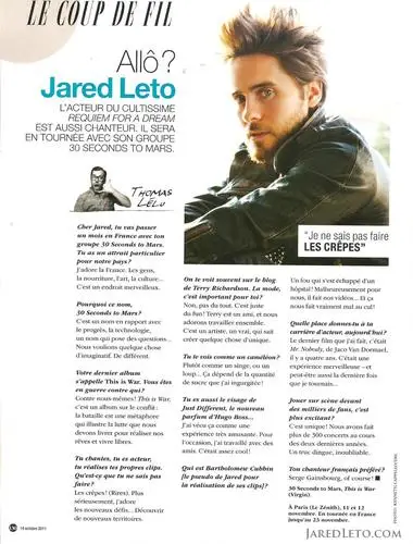 Jared Leto Computer MousePad picture 122422