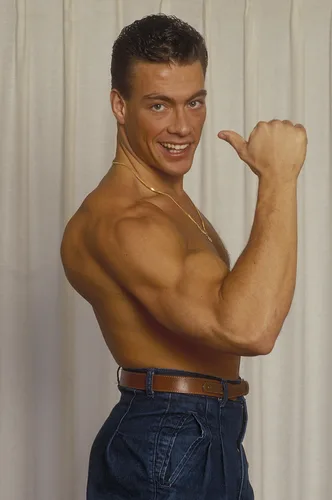 Jean Claude Van Damme Men's Colored T-Shirt - idPoster.com