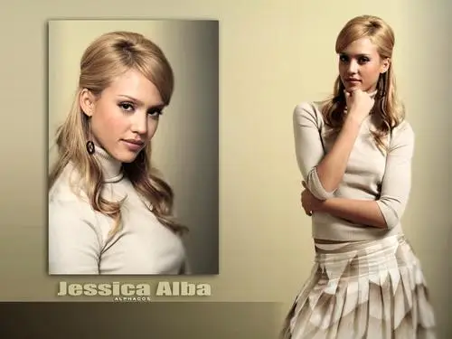 Jessica Alba Men's Colored  Long Sleeve T-Shirt - idPoster.com