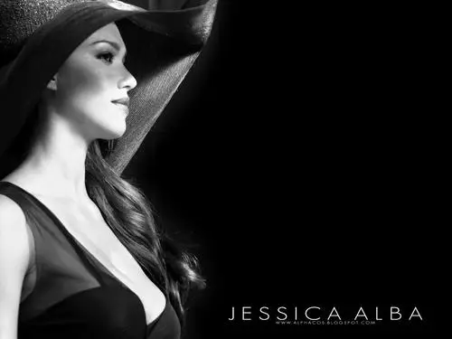 Jessica Alba White Tank-Top - idPoster.com