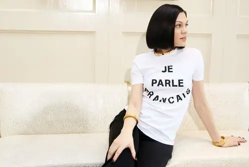 Jessie J White T-Shirt - idPoster.com
