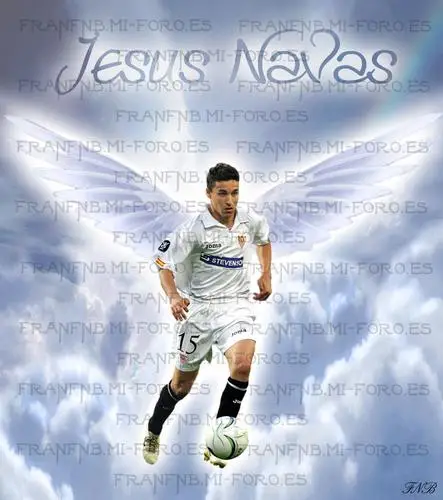 Jesus Navas White T-Shirt - idPoster.com