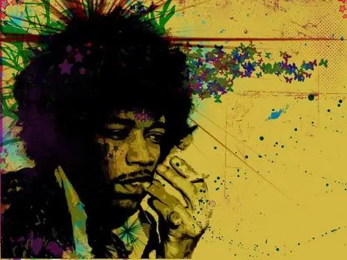Jimi Hendrix Fridge Magnet picture 283057