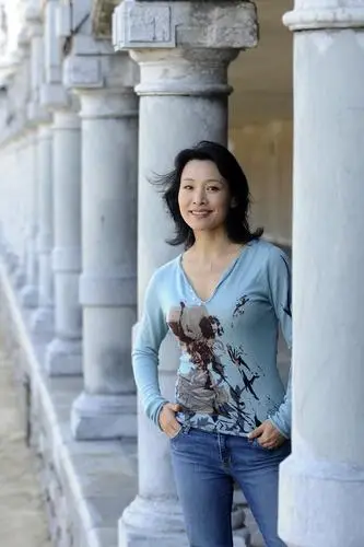 Joan Chen Men's Colored  Long Sleeve T-Shirt - idPoster.com