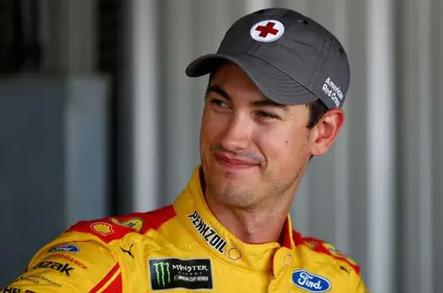 Joey Logano Protected Face mask - idPoster.com