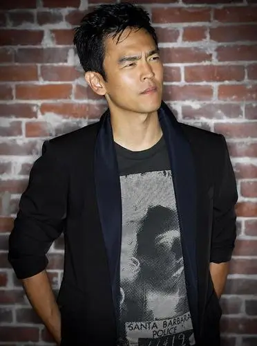 John Cho Men's Colored  Long Sleeve T-Shirt - idPoster.com