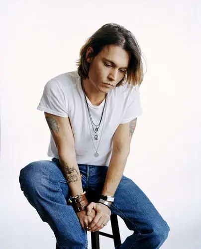 Johnny Depp Women's Colored  Long Sleeve T-Shirt - idPoster.com