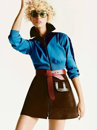 Karolina Kurkova Women's Colored  Long Sleeve T-Shirt - idPoster.com