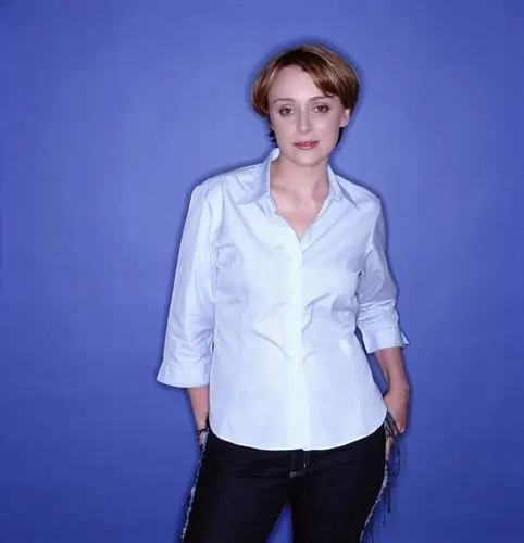 Keeley Hawes White T-Shirt - idPoster.com
