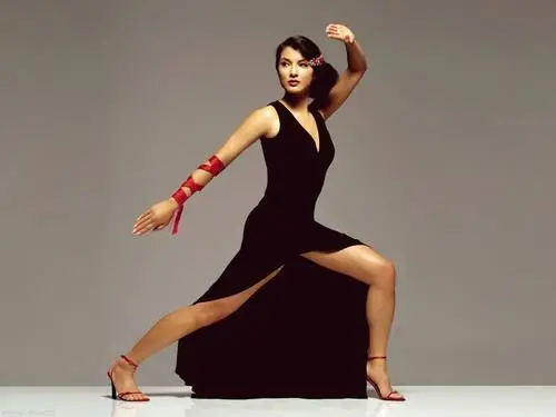 Kelly Hu Women's Colored  Long Sleeve T-Shirt - idPoster.com