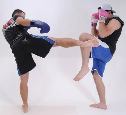 Kickboxing Men's Colored Hoodie - idPoster.com