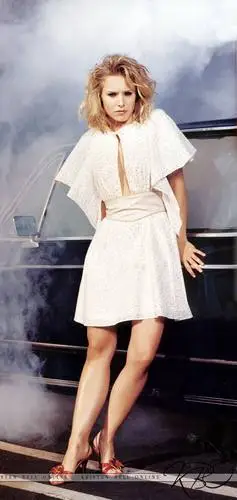 Kristen Bell White Tank-Top - idPoster.com
