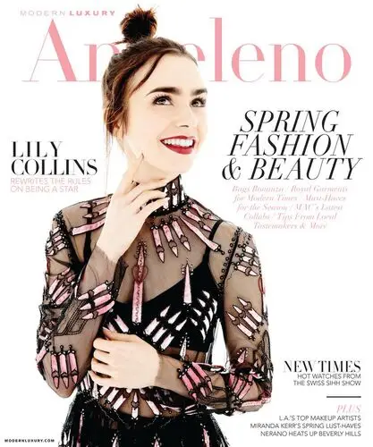 Lily Collins Computer MousePad picture 770624