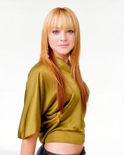 Lindsay Lohan Men's Colored T-Shirt - idPoster.com
