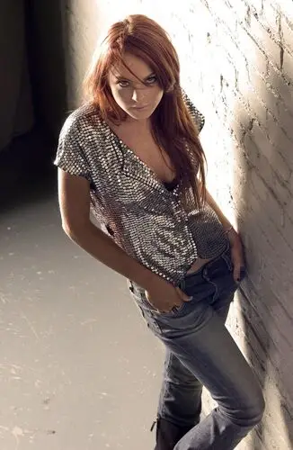 Lindsay Lohan Women's Colored  Long Sleeve T-Shirt - idPoster.com