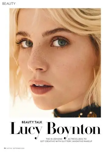 Lucy Boynton Men's Colored  Long Sleeve T-Shirt - idPoster.com