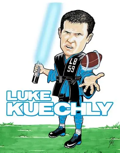 Luke Kuechly Wall Poster picture 720295