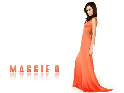 MAGGIE Q White T-Shirt - idPoster.com