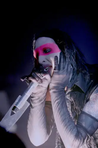 Marilyn Manson Women's Colored  Long Sleeve T-Shirt - idPoster.com