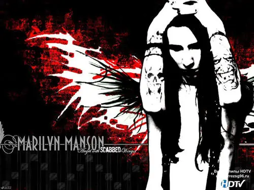 Marilyn Manson Men's Colored T-Shirt - idPoster.com
