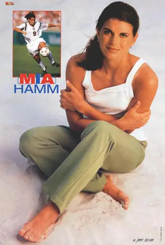 Mia Hamm White T-Shirt - idPoster.com