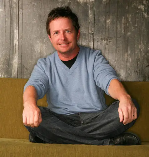 Michael J Fox Men's Colored  Long Sleeve T-Shirt - idPoster.com