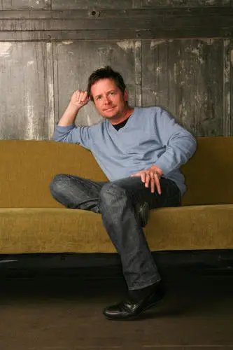 Michael J Fox White T-Shirt - idPoster.com