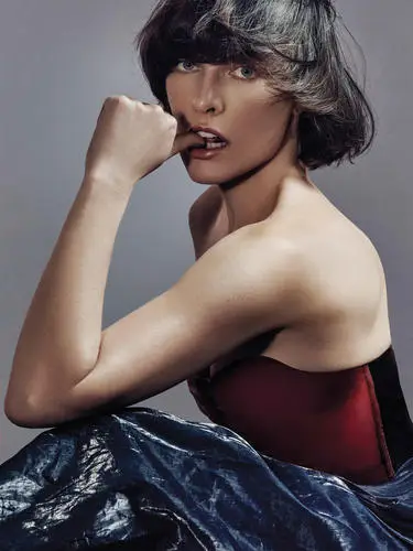 Milla Jovovich Women's Colored Hoodie - idPoster.com