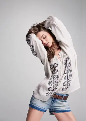 Miranda Kerr Men's Colored  Long Sleeve T-Shirt - idPoster.com
