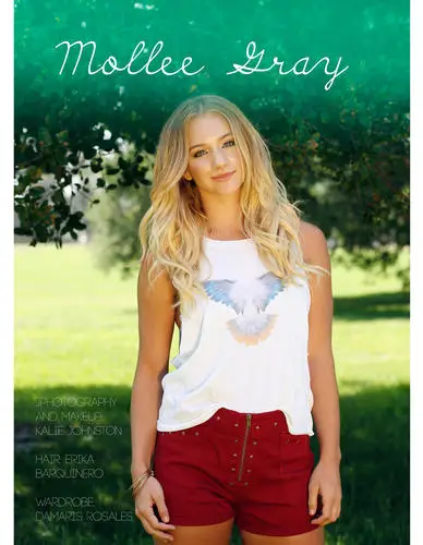 Mollee Gray White T-Shirt - idPoster.com