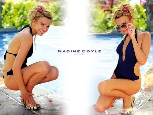 Nadine Coyle White Tank-Top - idPoster.com