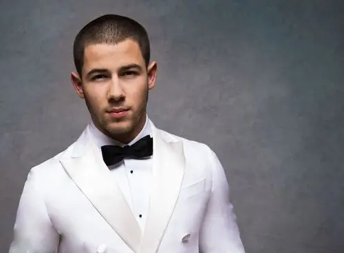 Nick Jonas Men's Colored  Long Sleeve T-Shirt - idPoster.com